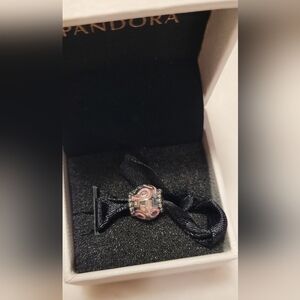 Pandora Pink Ribbon Charm